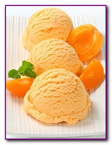 мороженое с абрикосом и имбирем