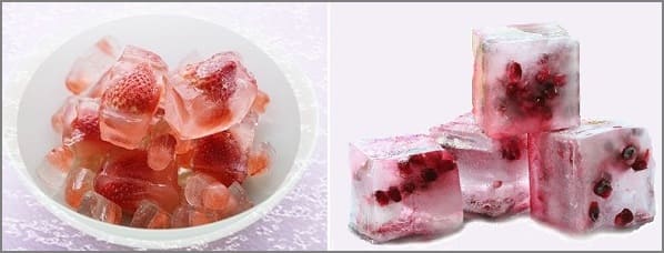 ягодный лед для лица