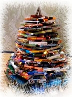 новогодняя елка из книг