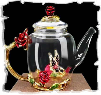 элегантный заварочный чайник