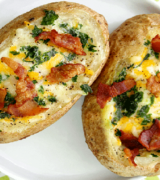 картофель фаршированный колбасками, приготовление охотничьих колбасок