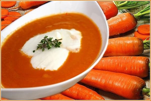 морковный суп-пюре, суп-пюре из овощей
