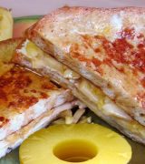 Вкусные домашние гренки гренки на хлебе с ананасом