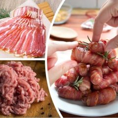 Приготовление мясных рулетиков в беконе мясные рулетики из фарша в беконе